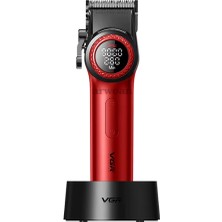 001 Profesyonel Berberler Için Karbon Çelik Bıçak Saç Kesme Makinesi 9000RPM, LED Ekran