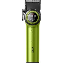 001 Profesyonel Berberler Için Karbon Çelik Bıçak Saç Kesme Makinesi 9000RPM, LED Ekran