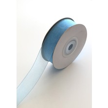 İpek Hobi  Mavi  Renk  2 Cm Organze Kurdele 3 Adet