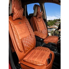 
renault Megane 3 Uyumlu Yarı Deri Oto Koltuk Kılıfı Ön/arka Tam Set Elit (Tarçın)