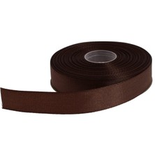 İpek Hobi  2 Cm Koyu Kahve Kurdela Grogren 10 Metre 3 Adet