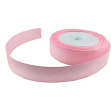 İpek Hobi  2 Cm Pembe  Kurdela Grogren 10 Metre 5 Adet