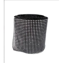 İpek Hobi  Siyah Stras Çukur 24'Lü Şerit 10 Mt