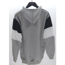 Gri 2 Iplik Kapüşonlu Sweatshirt