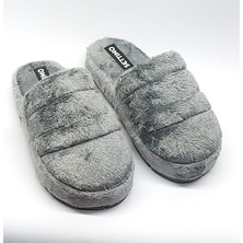 Set Timo Gri  Havlu Ev Terliği