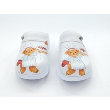 Ayıcık Baskılı Tam Ortopedik Sabo Terlik