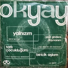 Okyay - 4 Parçalık Mini Ep - Orijinal Dönem Baskı 45'lik Plak