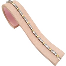 Vitrin Accessories Zirkon Taşlı Oxxo Kalp Figürlü Model Su Yolu 0.5 mm 17 cm Altın Sarısı (Gold) Gümüş (Silver) Renkli