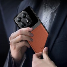 Xiaomi - Mi 14T Pro Zebana Lens Deri Kılıf