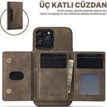 Samsung-Galaxy A34 Zebana 2in1 Elite Class Cüzdanlı Deri Kılıf