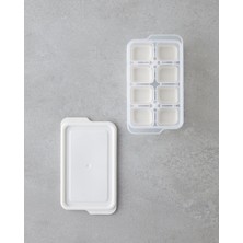 Posuda Plastik 3’lü Mini Buz Kalıbı 7 x 12,5 x 3,5 cm Krem