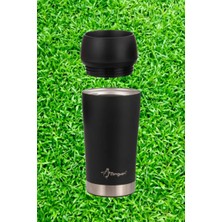 PENGUEN-3024 Siyah Mug Termos 300ML