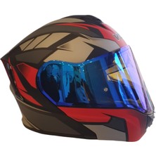 Vox Kask Kırmızı Siyah