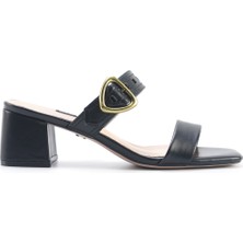 Nine West Garnet  5fx Siyah Kadın Topuklu Terlik