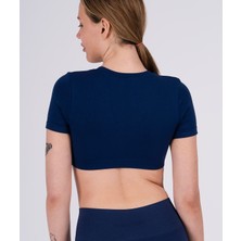 Tootechin Nefes Alan ve Hızlı Kuruyan Flow Kısa Kol Crop Top