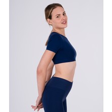 Tootechin Nefes Alan ve Hızlı Kuruyan Flow Kısa Kol Crop Top