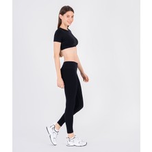 Tootechin Nefes Alan ve Hızlı Kuruyan Flow Kısa Kol Crop Top