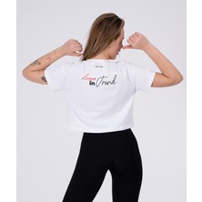 Tootechin %100 Pamuk Basic Crop Tasarım Mod'Do Always in Trend