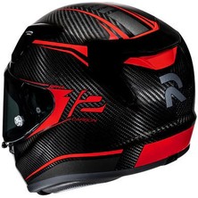 Hjc RPHA12 Carbon Keres Mc1 Kapalı Motosiklet Kaskı Kırmızı