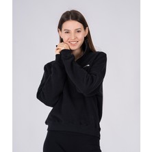 %100 Pamuk Oversize Yüksek Yakalı Furmuarlı Silva Sweatshirt