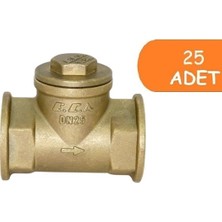 25 Adet Eca 1/2" Yatay Çekvalf 601007022