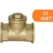 10 Adet Eca 1/2" Yatay Çekvalf 601007022