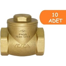 10 Adet Eca 1/2 Çalpara Çekvalf ( Kaucuk Klapeli ) 101007092