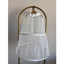 Ayliz Kostüm Evi Çocuk Boy Tarlatan Beyaz Tül Jüpon 70 cm