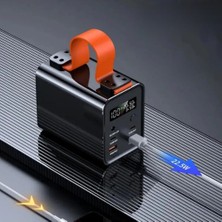 Crow'S Tech Powerbank 30.000 Mah 2x Usb-C+2xusb-A+1xdc Çıkışlı 100W Profesyonel Macbook Laptop Şarj Edilebilir