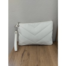 Nuveden Kadın Kapitone Desenli Portföy & Clutch Çanta