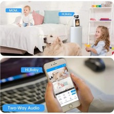 CT-1080P Full Hd Gece Görüşlü Bebek Izleme Kamerası Wi-Fi Mobil Uygulamalı Bebek Kamerası CT-43M