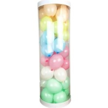 Bkmc Party Pvc Sütün 75  cm  Silindir Doğum Günü Pasta Standı