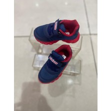 Aysun Ayakkabı Lacivert Kırmızı Anorak Ortopedik Bebek Spor Ayakkabı