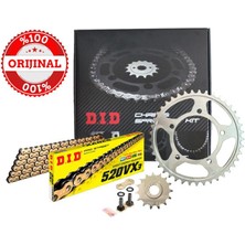 Dıd Kawasaki Kx 450F Zincir Dişli Seti (2006-2021) X-Ringli Zincir (Gold Renk)