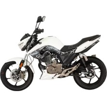 Mondial Drift L Orta Şase Şimşek Sticker Etiket Modeli Beyaz (12 Parça Şimşek)