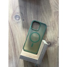 Apple Iphone 16 Pro Max Uyumlumagsafe Destekli Buz Cam Tasarımlı  Telefon Kılıfı
