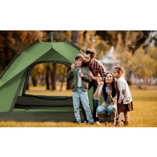 Naturehike 4 Kişilik Otomatik Kurulum Kamp Çadırı Yeşil