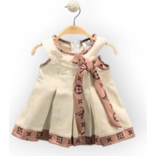 Baby Marka Wilton Desen Kurdelalı Kız Elbise Kız 1-5 Yaş