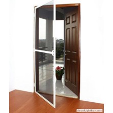 AKPEN Menteşeli Kapı Sinekliği ANTRASİT GRİ MAX. 90 X 210 cm ye kadar İSTEDİĞİNİZ ÖLÇÜYÜ VEREBİLİRSİNİZ