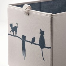 Çocuk Odası Düzenleyici Kutu Seti 26 x 37 x 26  cm  Ikea Oyuncak Düzenleme Saklama Kutusu
