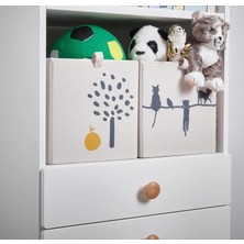 Çocuk Odası Düzenleyici Kutu Seti 26 x 37 x 26  cm  Ikea Oyuncak Düzenleme Saklama Kutusu