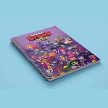 Mdk Brawlstars 100 Yaprak Boyama Kitabı + 12 Li Boya Kalemi Hediye