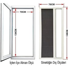 Akpen Akordiyon Pileli Pencere Sineklik Altınmeşe, max.70 X1 30 cm.(İstenilen Ölçüde)