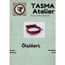Tasma Atalier Büyük Boy Köpek Tasması 45 – 60cm