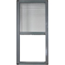 Akpen Akordiyon Pileli Pencere Sineklik Antrasit MAX. 70 X 130 cm ye kadar İSTEDİĞİNİZ ÖLÇÜYÜ VEREBİLİRSİNİZ