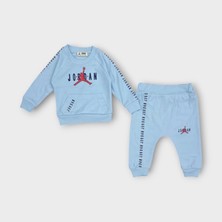 Woops Baby Marka Baskılı Jrdon Desen Ikili Takım Unisex 6-24 Ay