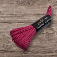 Mg Ropes Polyester Paracord Ip 660 Lb 4 mm Fuşya 30 Metre