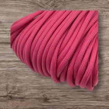 Mg Ropes Polyester Paracord Ip 660 Lb 4 mm Fuşya 30 Metre