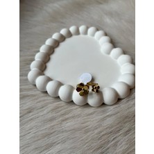 Deniz Erkul Jewelry Çelik Ayarlamalı 2 Çiçek Yüzük