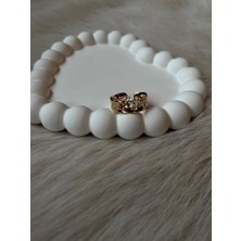 Deniz Erkul Jewelry Xuping Ayarlamalı Vintege Taşlı Yüzük